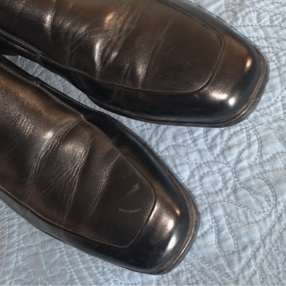 Steve Madden Mens Safety Black Square Toe Slip On Casual Loafers Shoes Size 11.5 - Picture 3 of 9